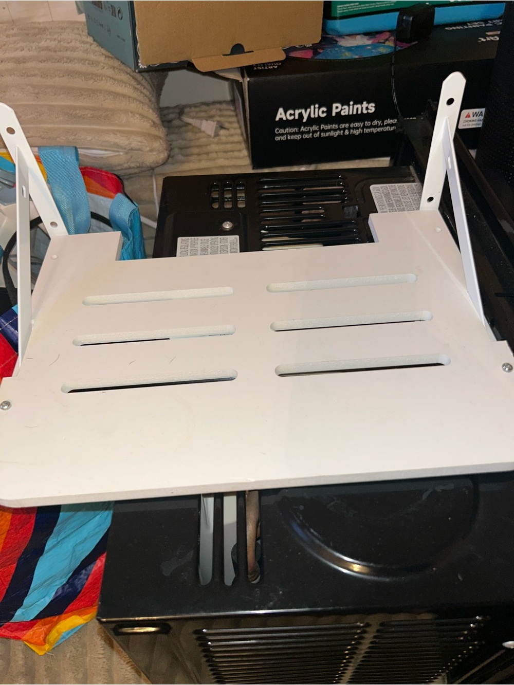 White wooden Shelf - Universal Rack